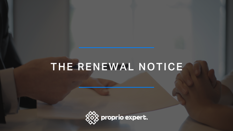 What Is the Renewal Notice?