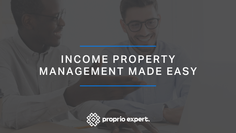 Income property management made easy