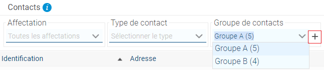 Groupe contact